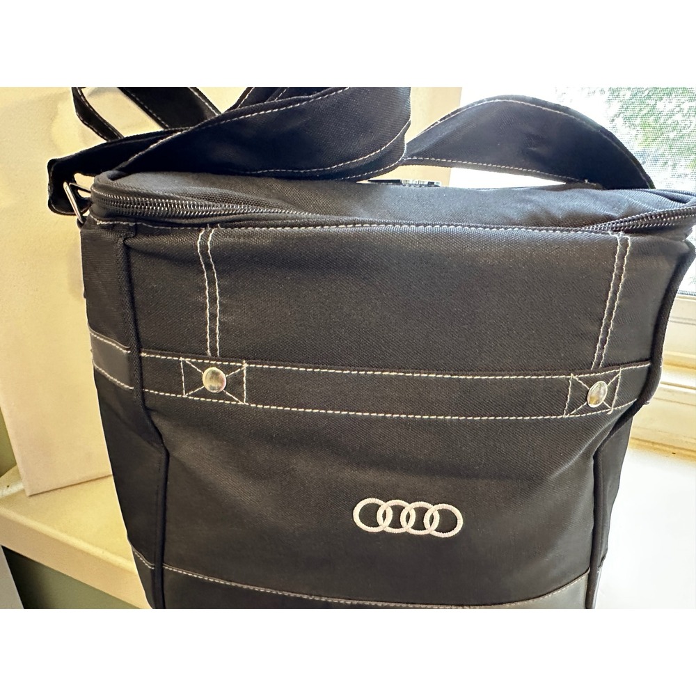 Audi Insulated Cooler Collector Bag  Shoulder Strap Bottle Opener Tailgate